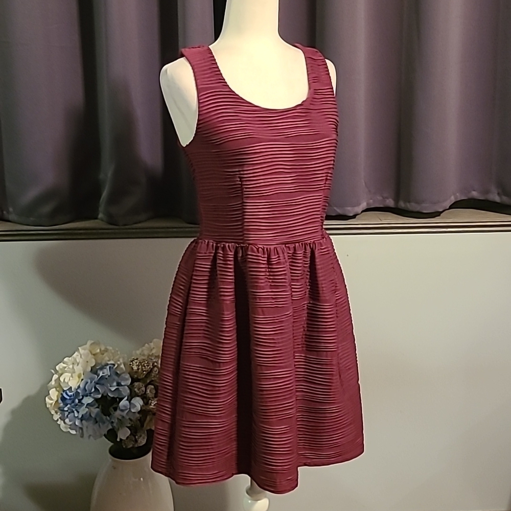 NWT Rewind Burgundy Dress